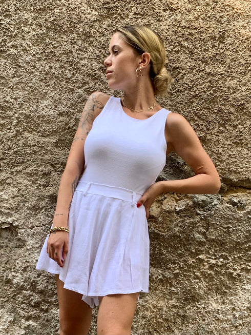 Shorts farfalla in cotone